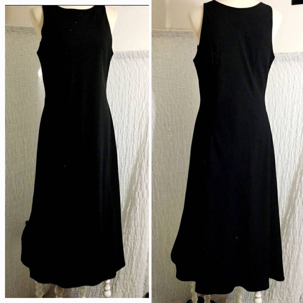 Virgo Black Evening Dress Size 14